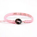 trendy style new fashion weave beads japan adjustable custom rope bracelet